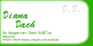 diana dach business card